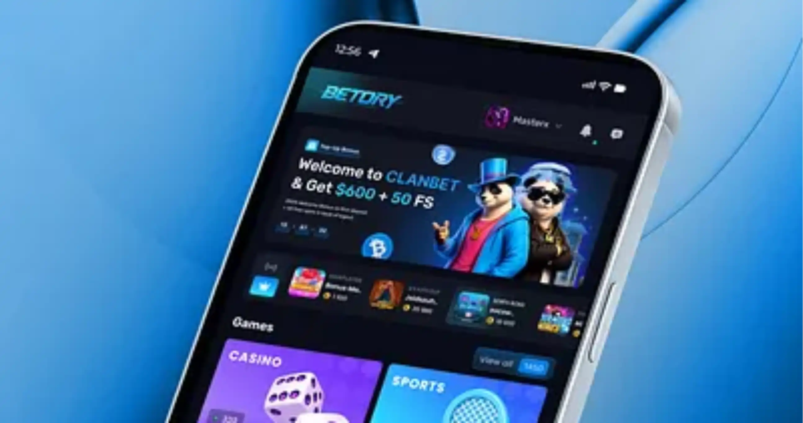 Betory Casino App-schermafbeelding